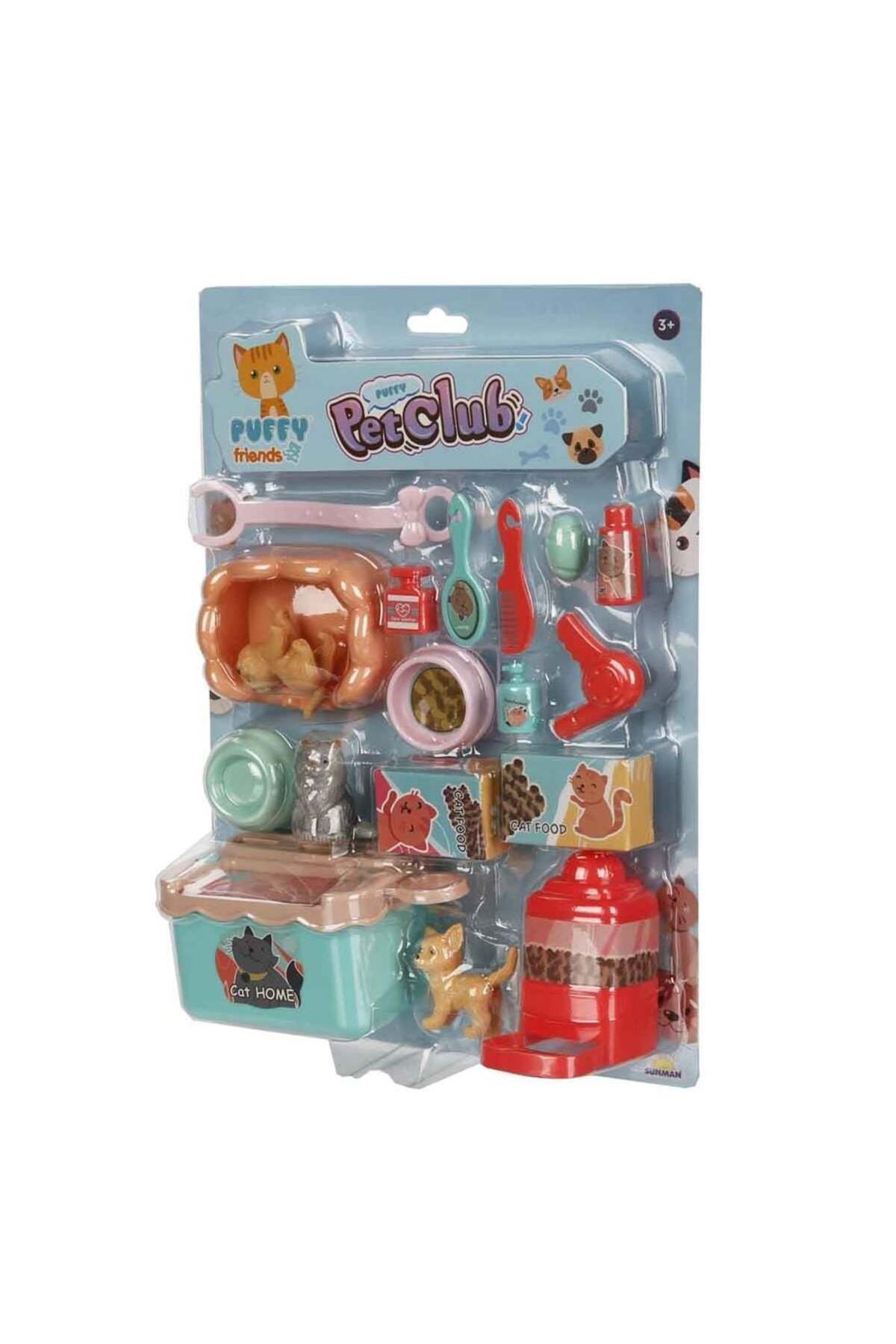 TimeStart S01004374 OYUN SET KEDİ BAKIM SET 2A. 2R -SUN