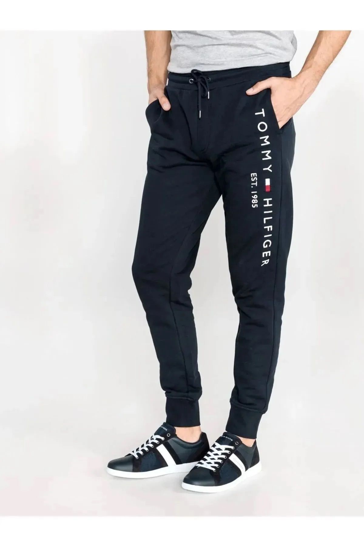 Hilfiger Denim _TommyHilfiger Organik Pamuk Eşofman Altı Lacivert