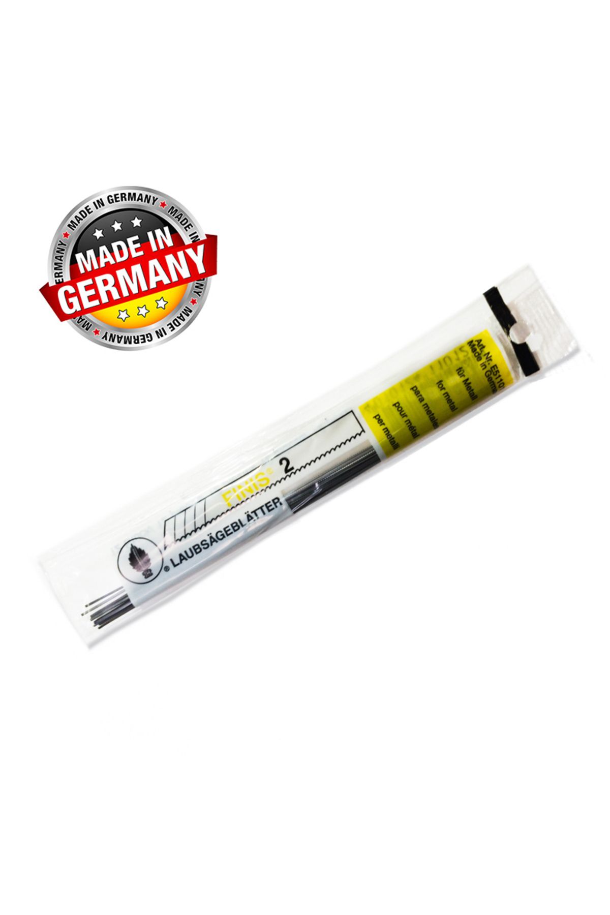 Easy Tedarik Finis Düz Hassas Metal Kıl Testere Ağzı No:7 - 12 Adet