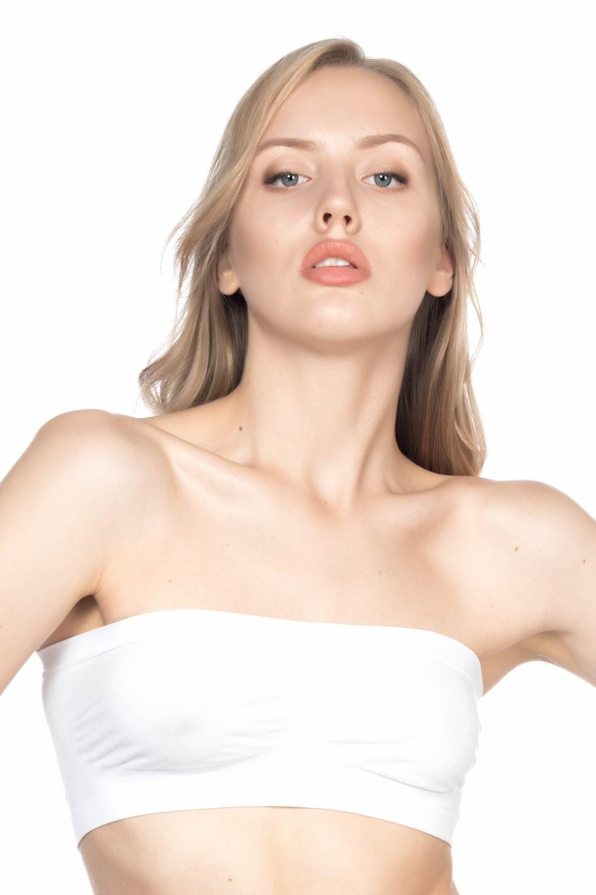 Beruflic BEYAZ MI Angel 4002 Soft Straplez Büstiyer
