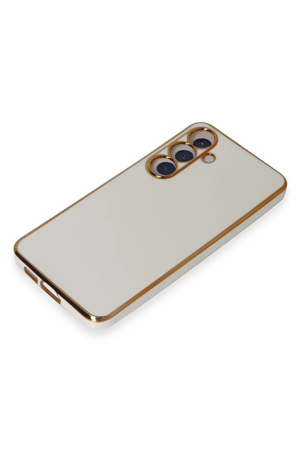 NewFace Samsung Galaxy S24 Kılıf Volet Silikon - Beyaz SVLRS