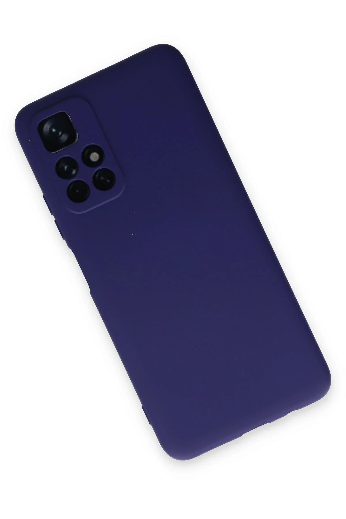 NewFace Xiaomi Redmi Note 11T Kılıf Nano içi Kadife Silikon - Mor WLZOR