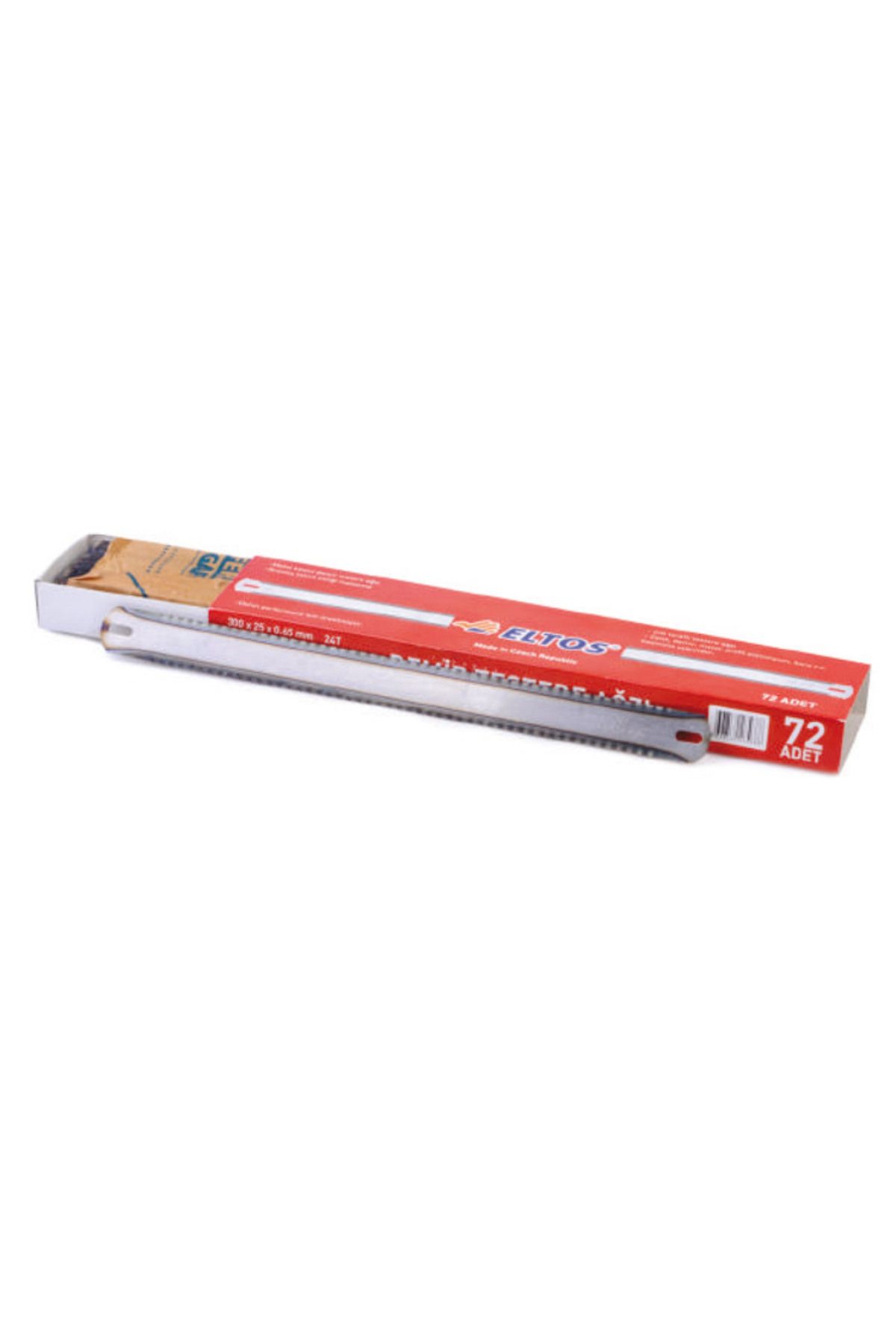 Easy Tedarik Geniş Demir Testere Ağzı Çift Taraflı 300 mm - 72 Adet