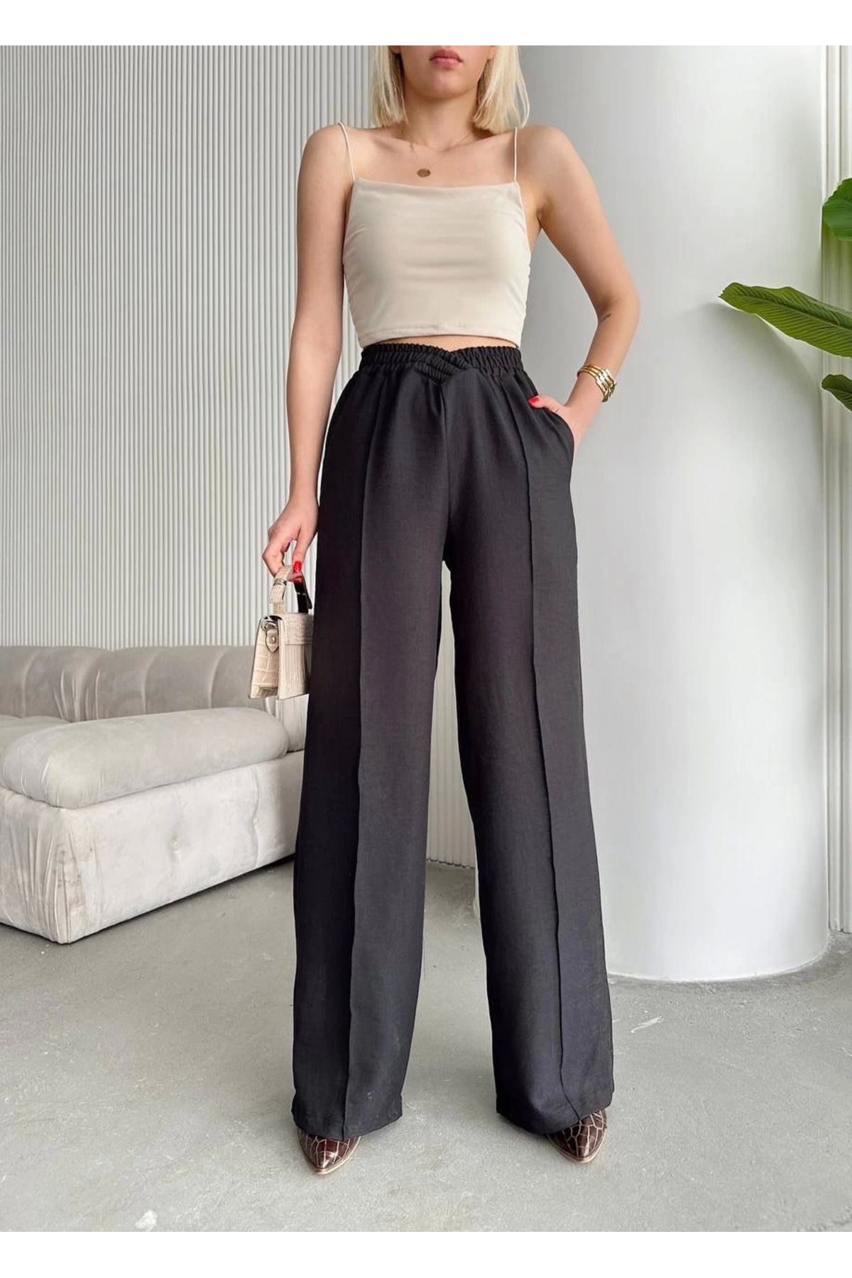 POLEXP Beli çapraz pantolon
