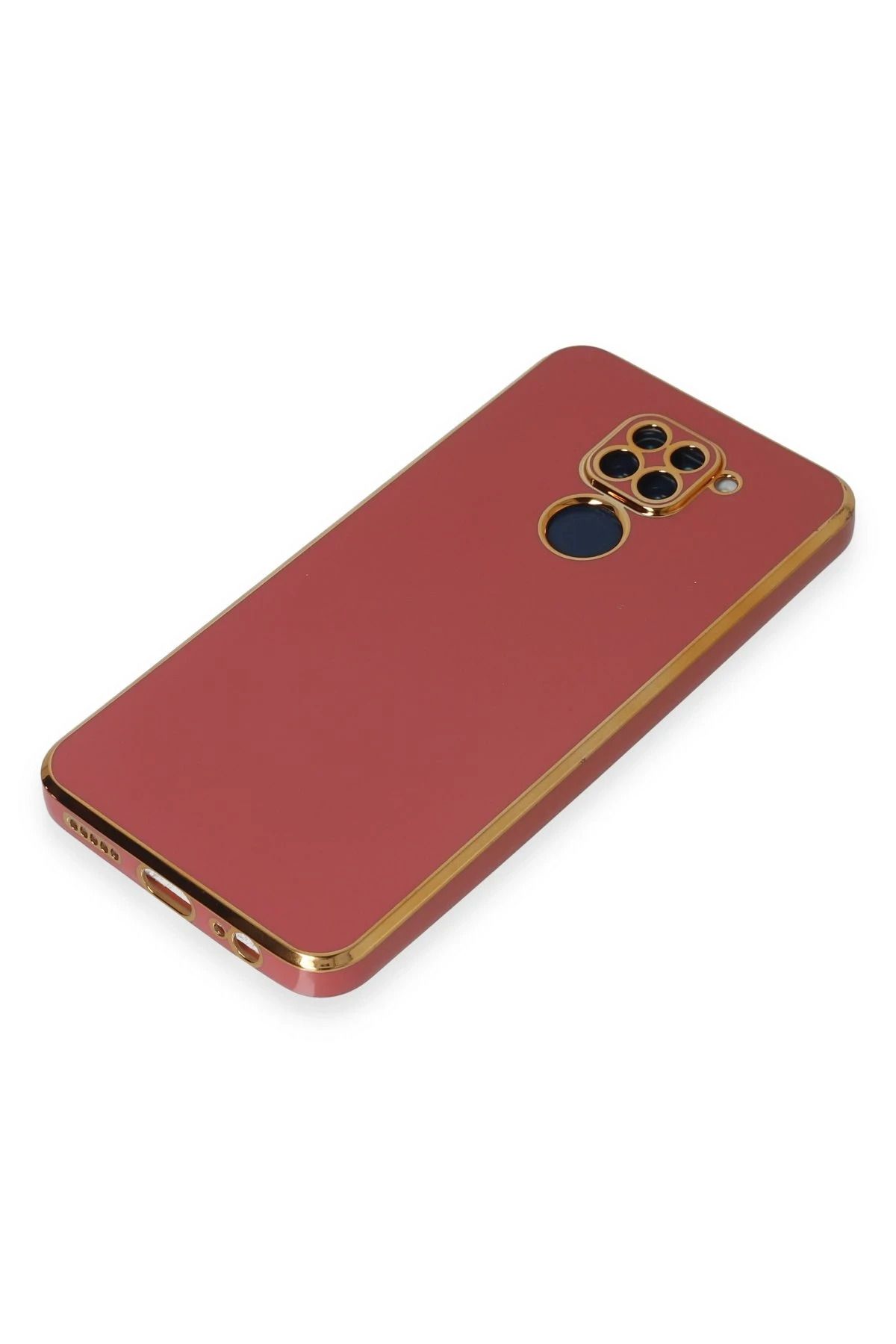 NewFace Xiaomi Redmi Note 9 Kılıf Volet Silikon - Kırmızı SVLRS