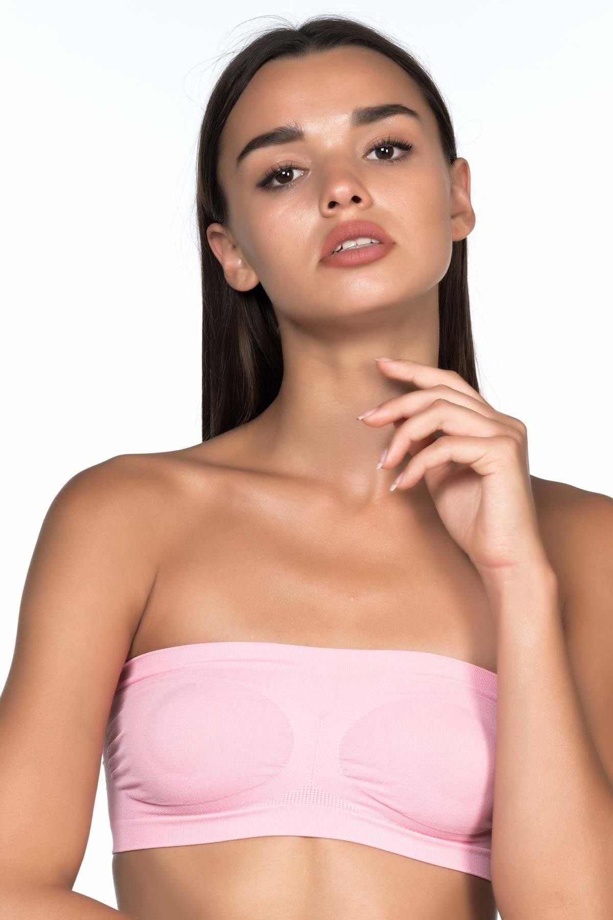 Beruflic PEMBE MI Angel 4002 Soft Straplez Büstiyer