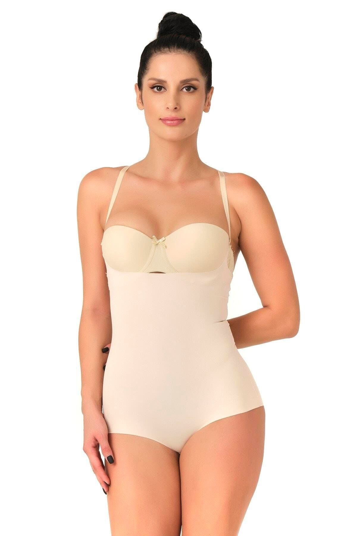 Beruflic TEN MI Angel 2723 Lazer Kesim Göğsü Açık Slip Korse