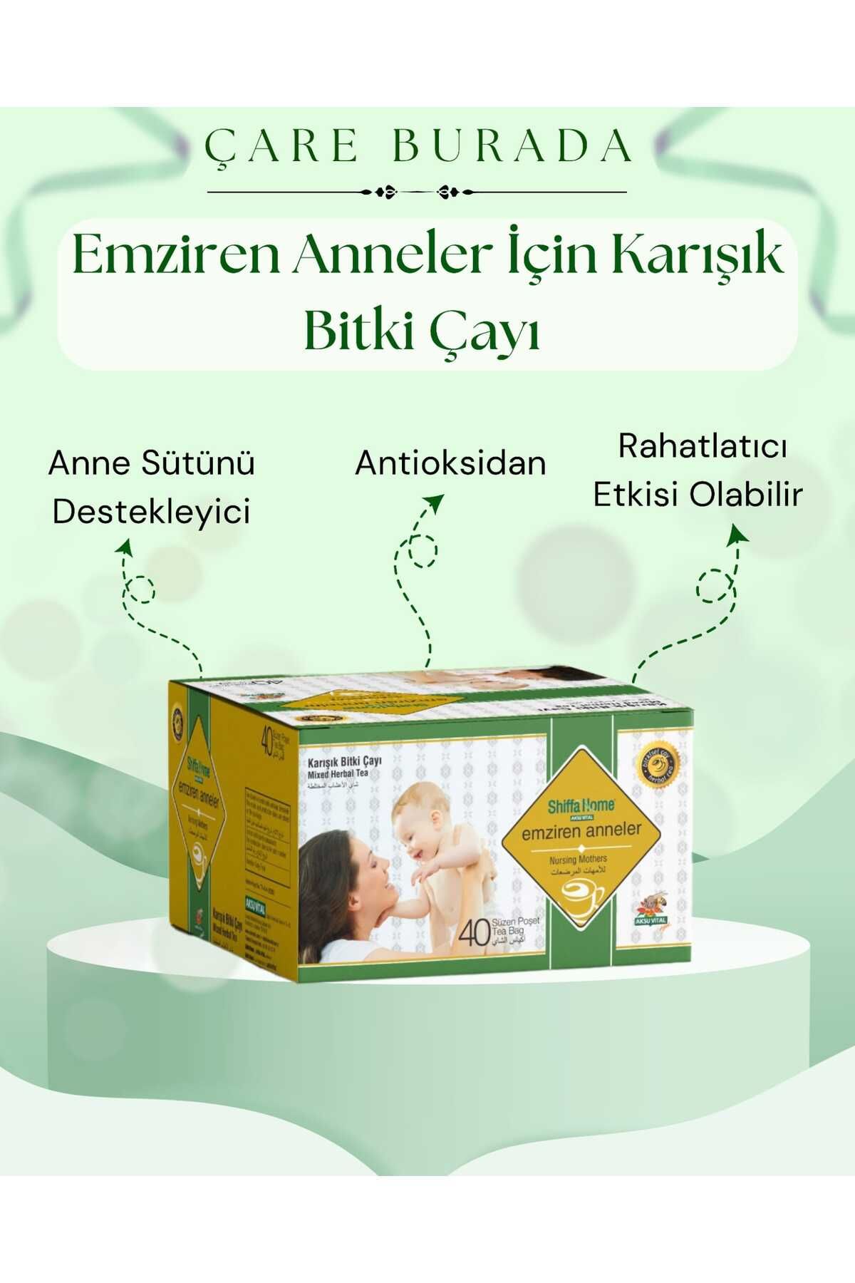 Shiffa Home Emziren Anneler İçin Karışık Bitki Çayı 40 Poşet