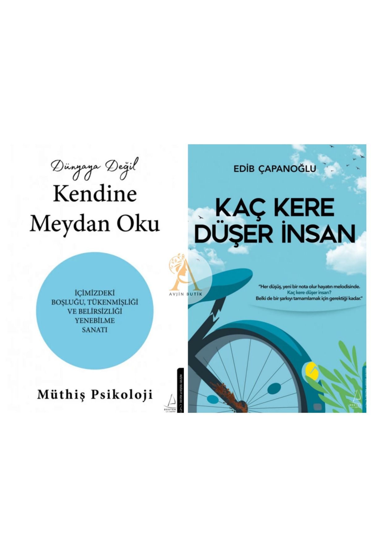 Destek Yayınları Dünyaya Değil Kendine Meydan Oku/Kaç Kere Düşer İnsan/2 Kitap set