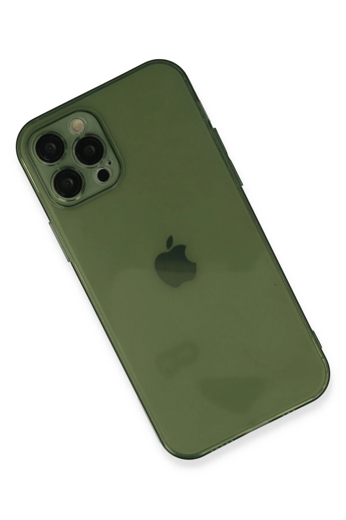 NewFace iPhone 12 Pro Max Kılıf Fly Lens Silikon - Yeşil WLZOR