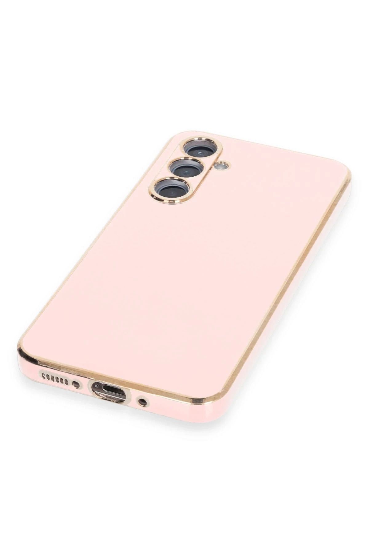 NewFace Samsung Galaxy A54 5G Kılıf Volet Silikon - Pembe MRAYD