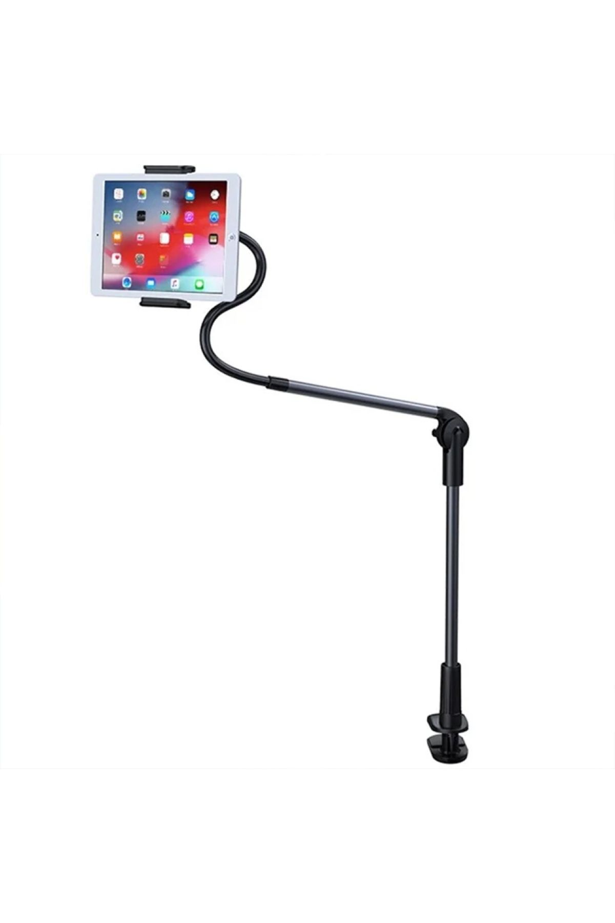 bestdijital Universal Ayarlanabilir 360 Derece Masa Üstü Tablet Telefon Tutucu (Siyah)