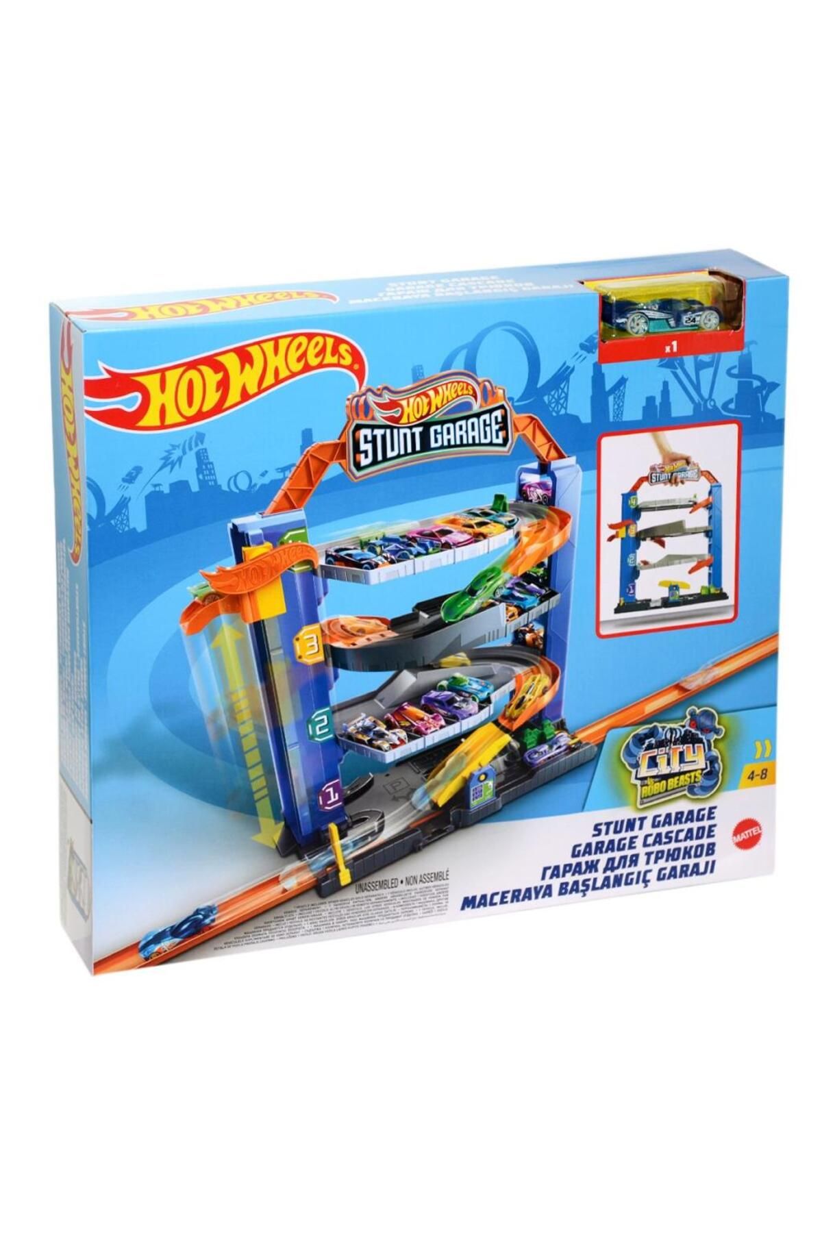 MR RZN STORE GNL70 Hot Wheels Mini Garaj
