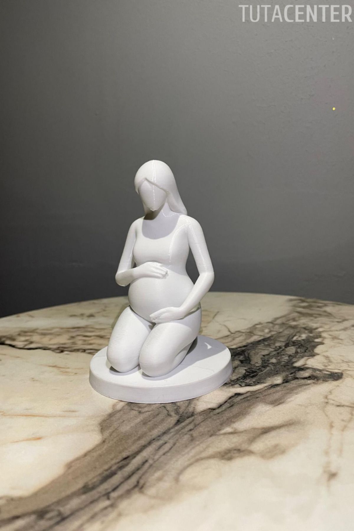 TUTACENTER Minik Mutluluk Hamile Anne Dekoratif Biblo