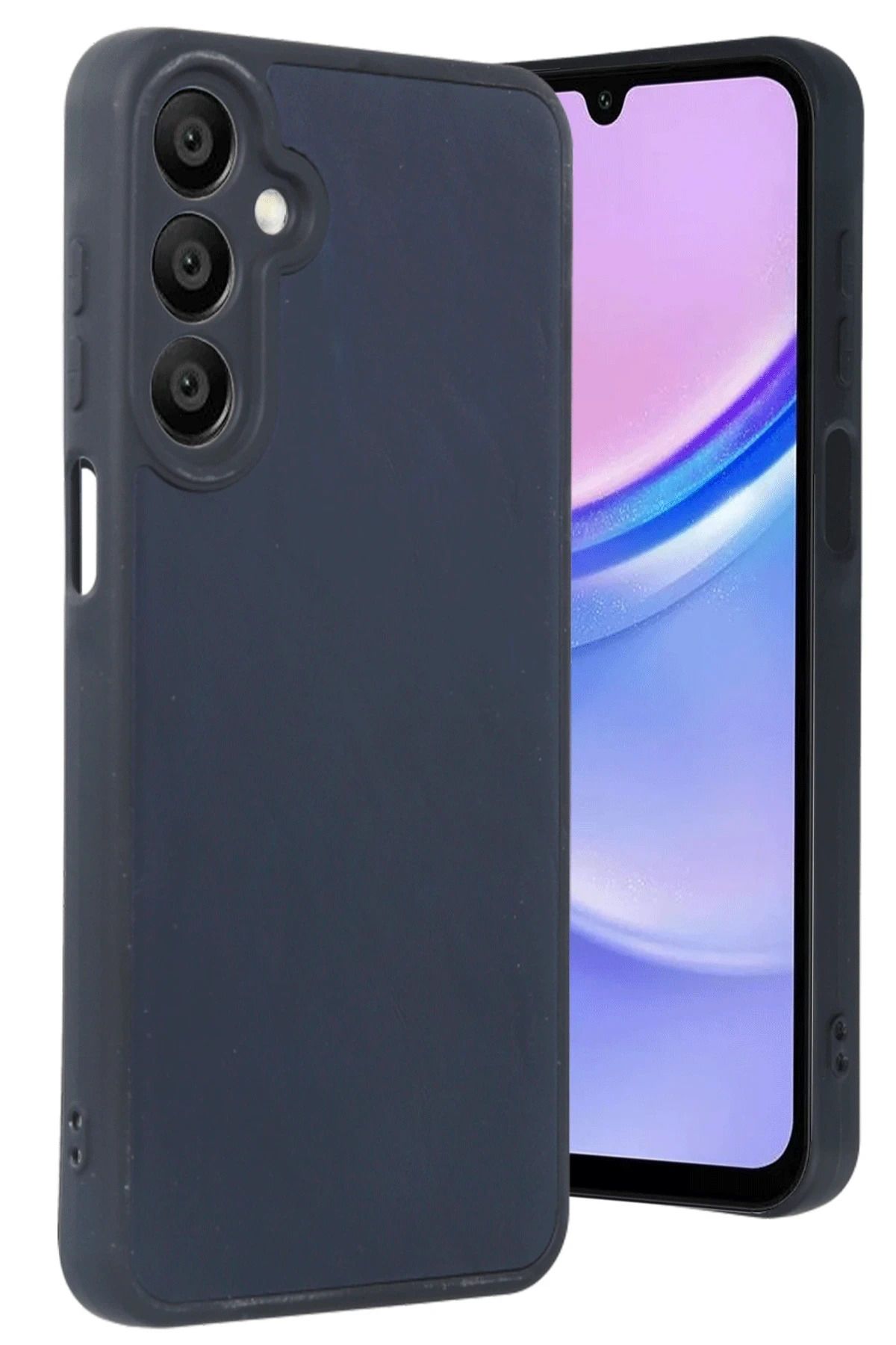 NewFace Samsung Galaxy A16 5G Kılıf Aras Deri Kapak - Lacivert SVLRS