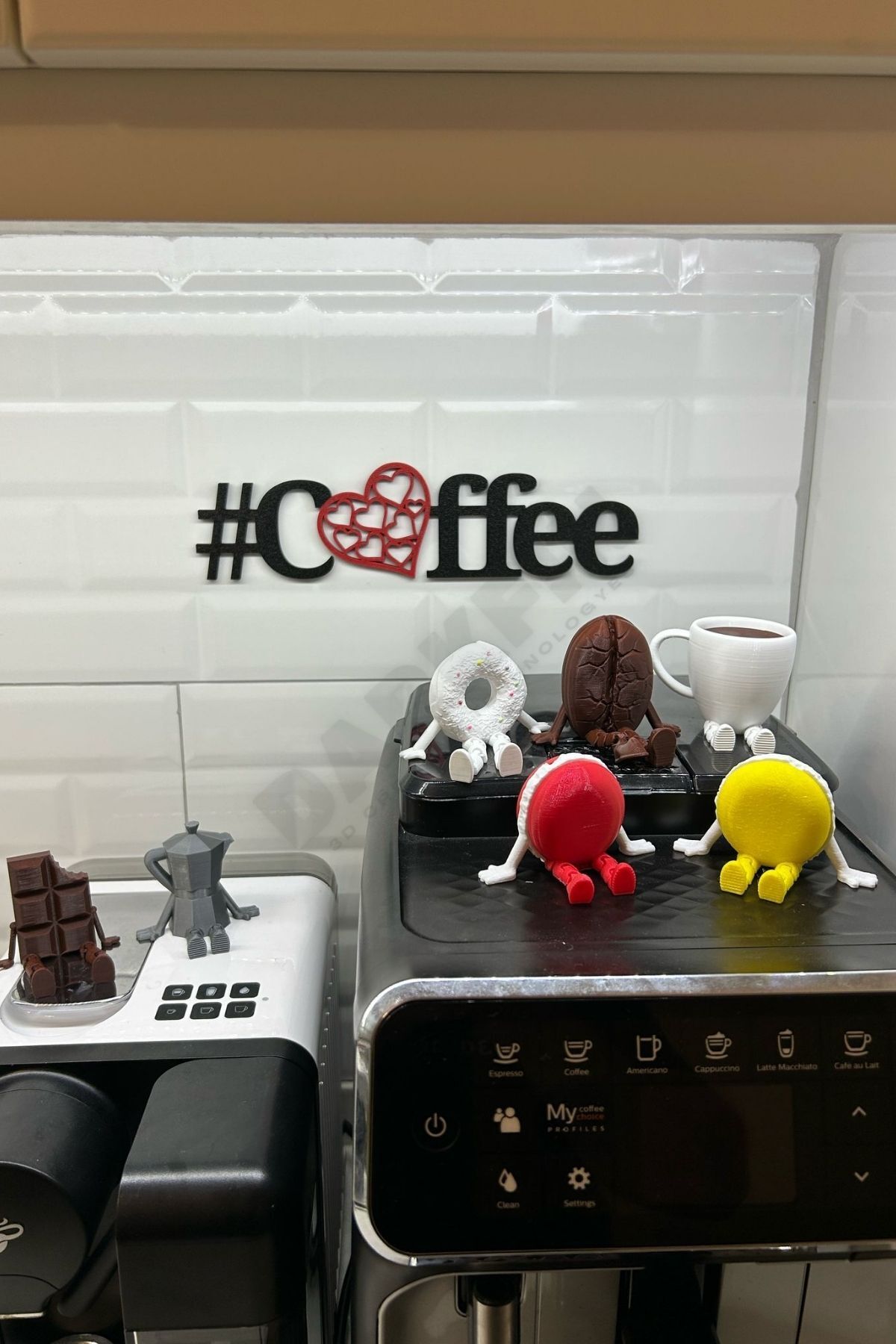 DarkFin Kahve Köşesi Aksesuarları Duvar Süsü Coffee Corner Wall Art
