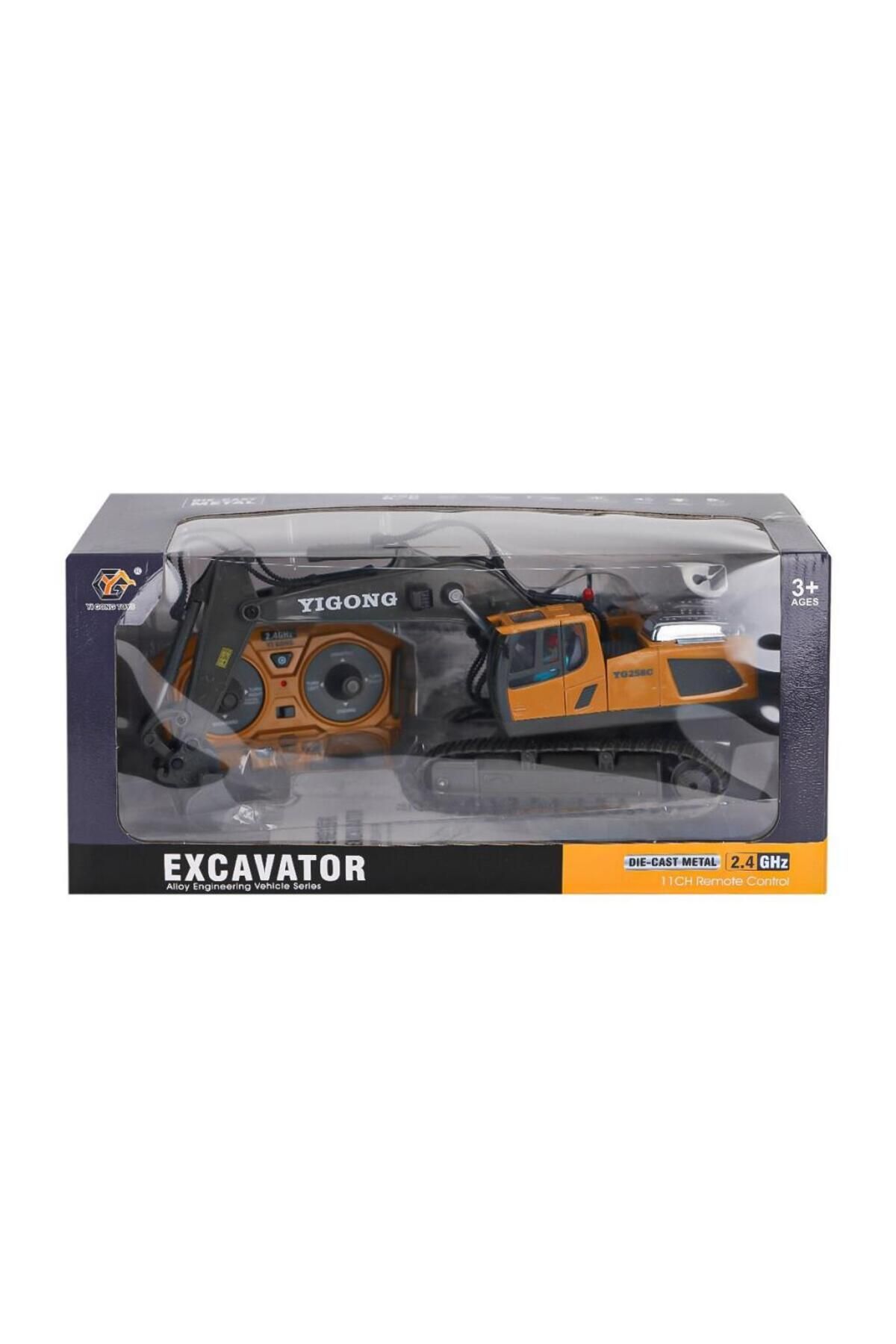 MR RZN STORE 689-369 Kumandalı Sesli Işıklı Ekskavatör -Gepettoys