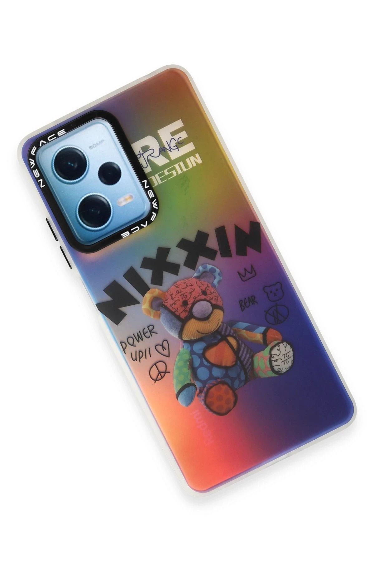 NewFace Xiaomi Redmi Note 12  uyumlu 4G Kılıf Estoril Desenli Kapak