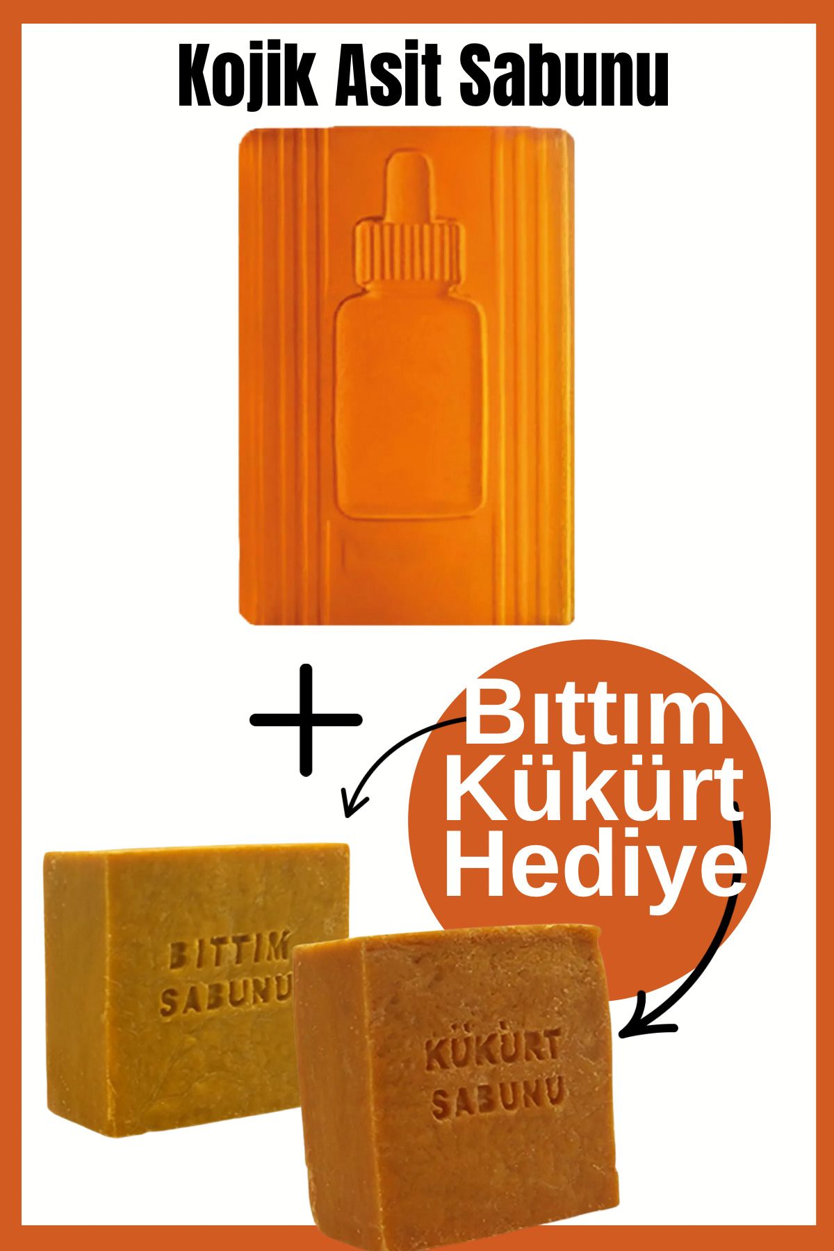 EpiRelax Kojik Asit Sabunu Leke Karşıtı Sabun - Bıttım Sabunu, Kükürt Sabun Hediyeli Sabun Seti