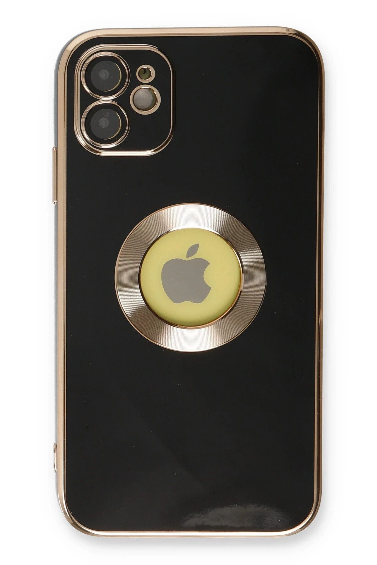 NewFace iPhone 12 Kılıf Store Silikon - Siyah SVLRS