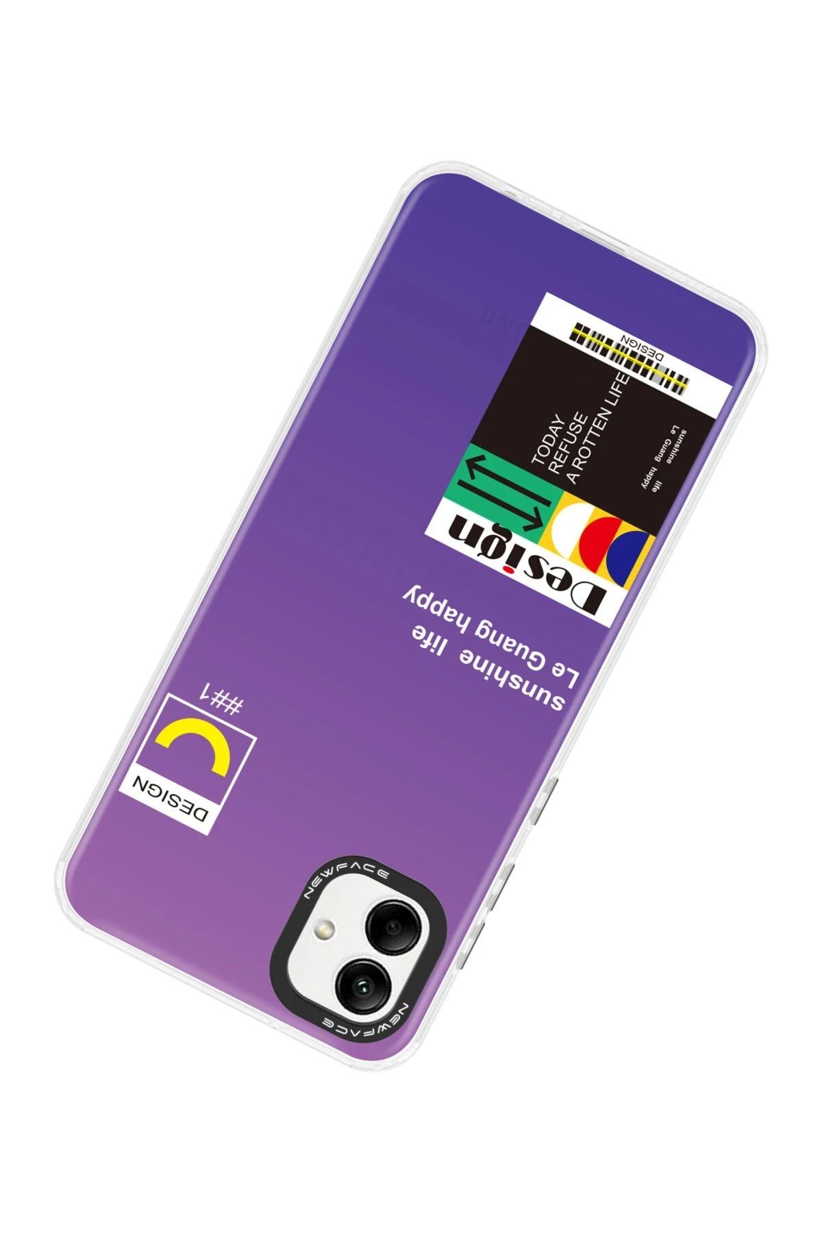 NewFace Samsung Galaxy A04 Kılıf Estoril Desenli Kapak - Estoril - 4 MRAYD