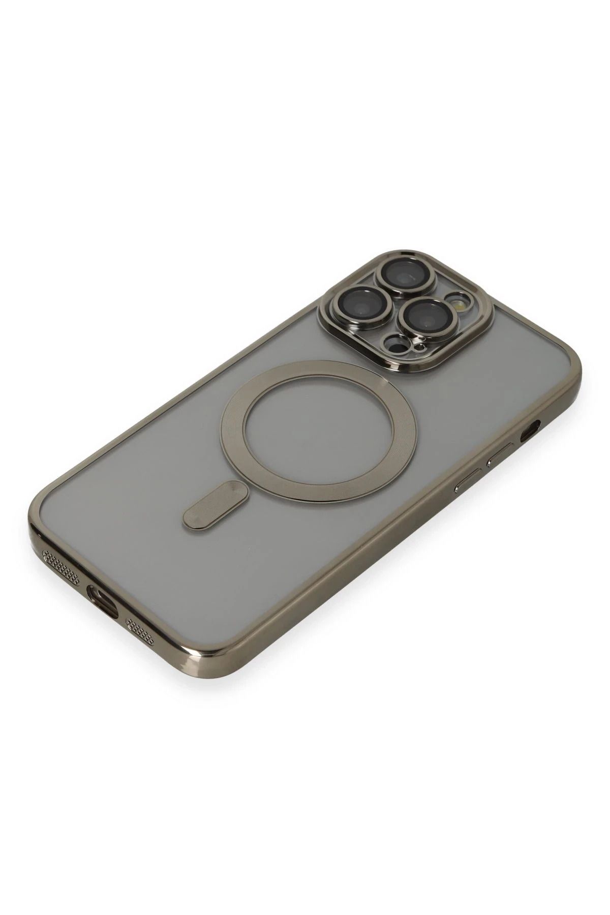 NewFace iPhone 14 Pro Max Kılıf Kross Magneticsafe Kapak - Titan Gri ZRNET