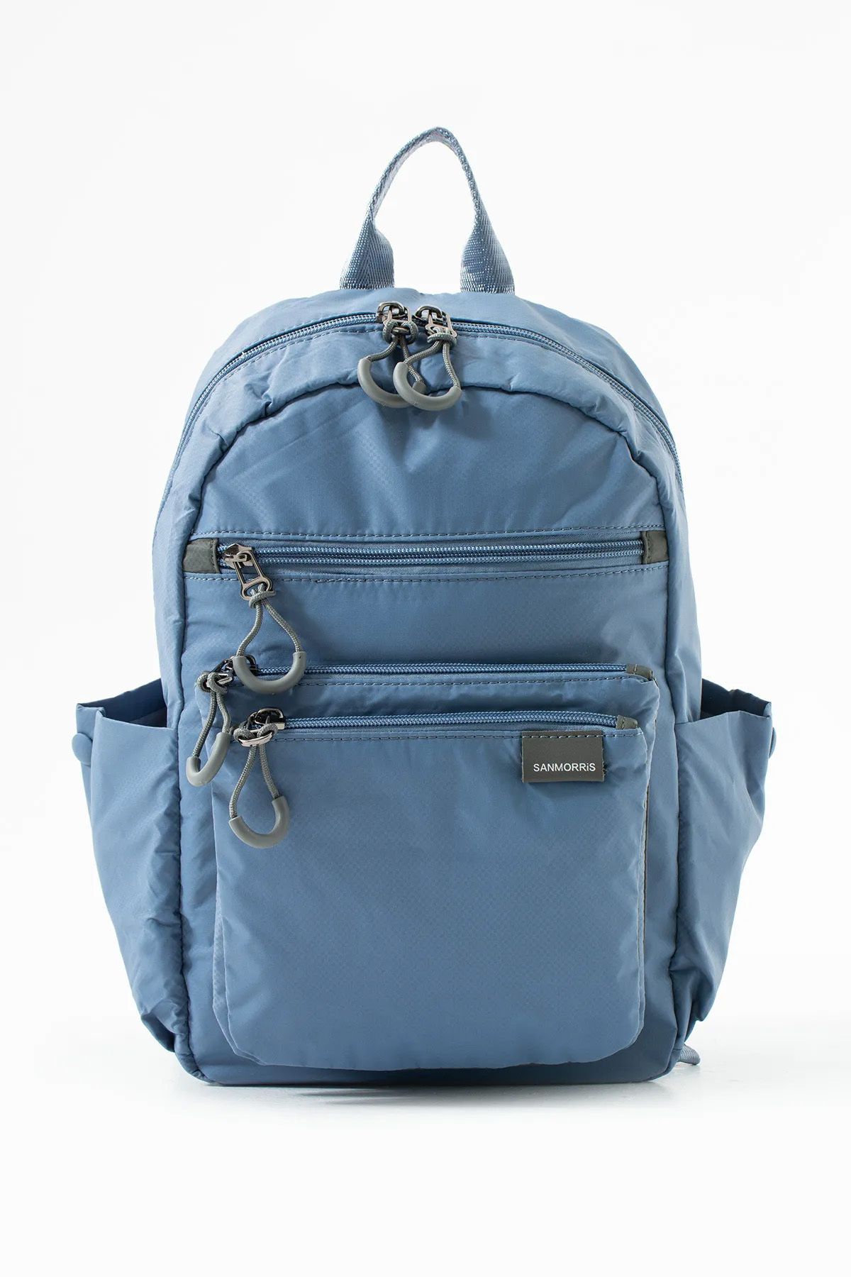 çantamgelsin polo mavi Unisex Suya Dayanıklı Paraşüt Kumaş 4 Bölmeli Laptop Bölmeli Gündelik Ve Okul Çantası