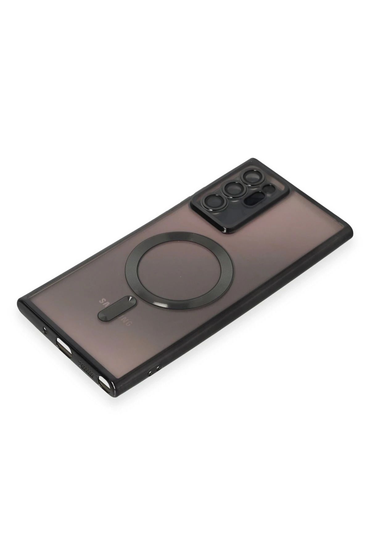 NewFace Samsung Galaxy Note 20 Ultra Kılıf Kross Magneticsafe Kapak - Siyah SVLRS