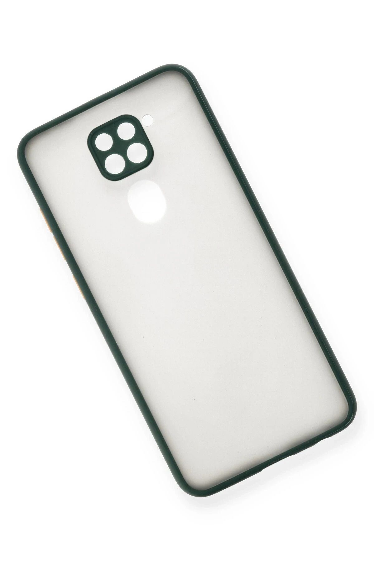 NewFace Xiaomi Redmi Note 9 Kılıf Montreal Silikon Kapak - Yeşil SVLRS
