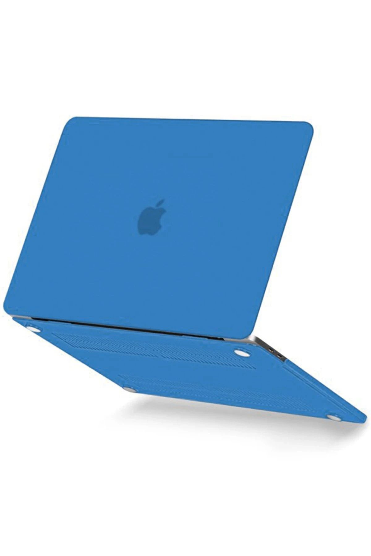 NewFace Macbook Pro 13 2020 Macbook Buzlu Kapak - Mavi SVLRS