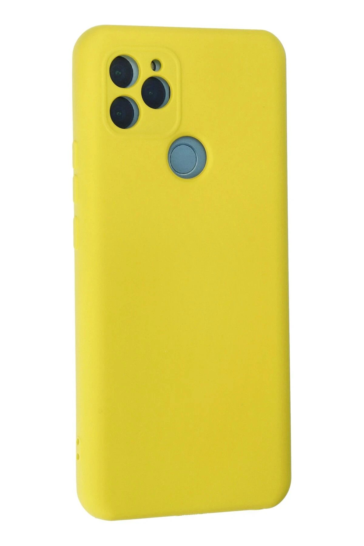 NewFace General Mobile GM 21 Uyumlu Kılıf Nano içi Kadife Silikon - Sarı WLZOR