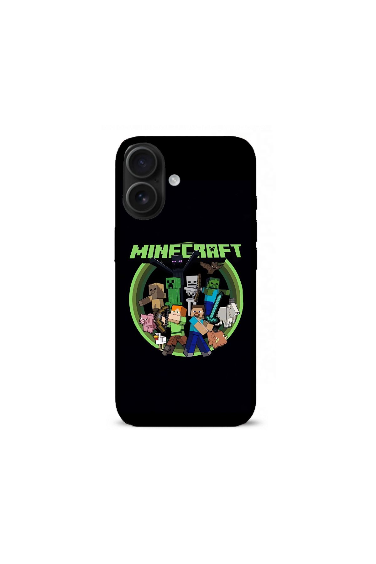 The Bear Case Minecarft Desenli iPhone 16 Plus Kılıfı