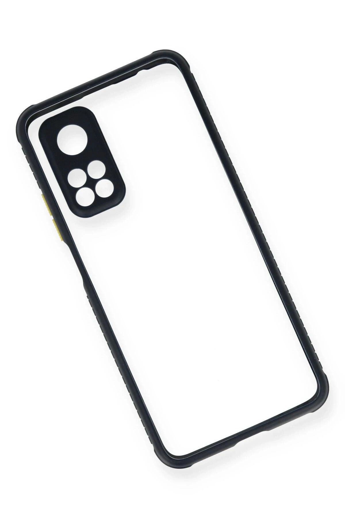 NewFace Xiaomi Mi 10T Pro Kılıf Miami Şeffaf Silikon - Lacivert SVLRS