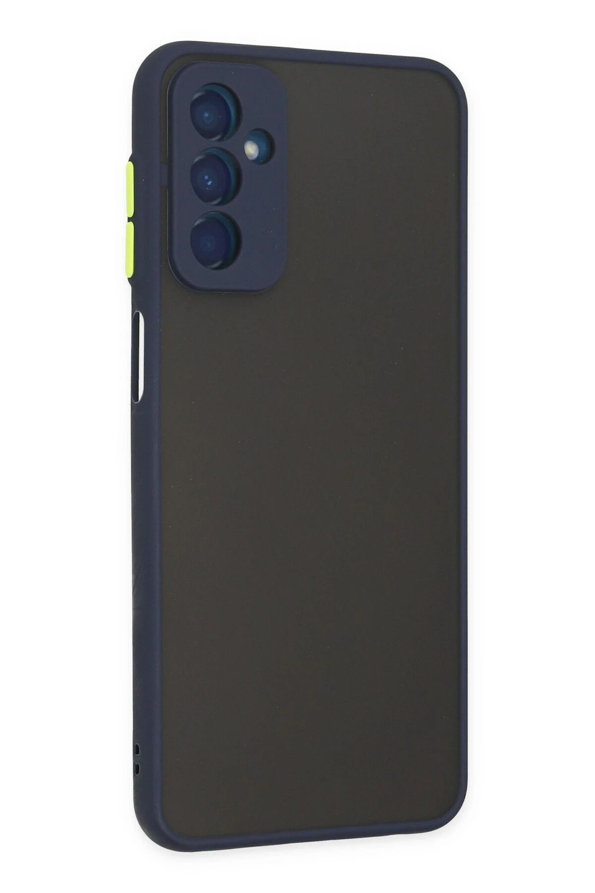 NewFace Samsung Galaxy M13 Kılıf Montreal Silikon Kapak - Lacivert WLZOR