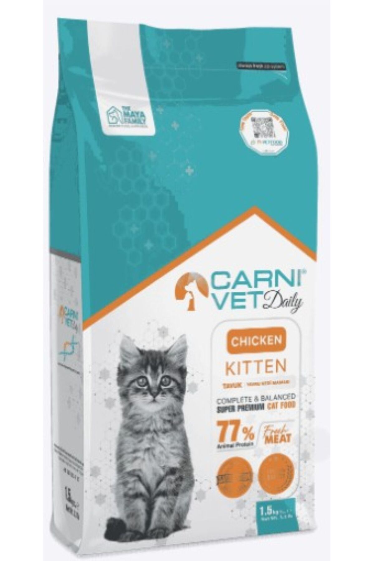 VET CARNi VET DAILY KEDİ TAVUK KITTEN 10 kg
