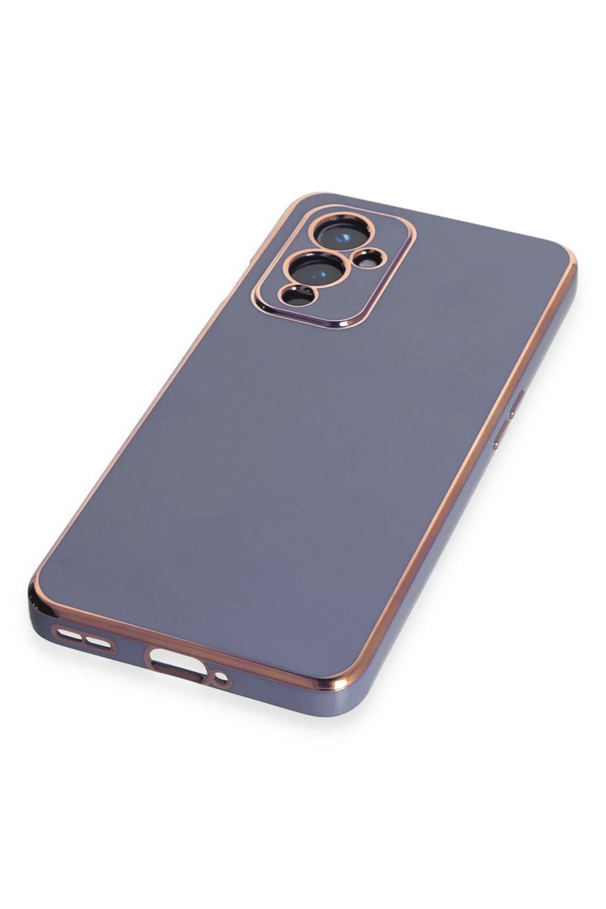 NewFace One Plus 9 Kılıf Volet Silikon - Mavi SVLRS
