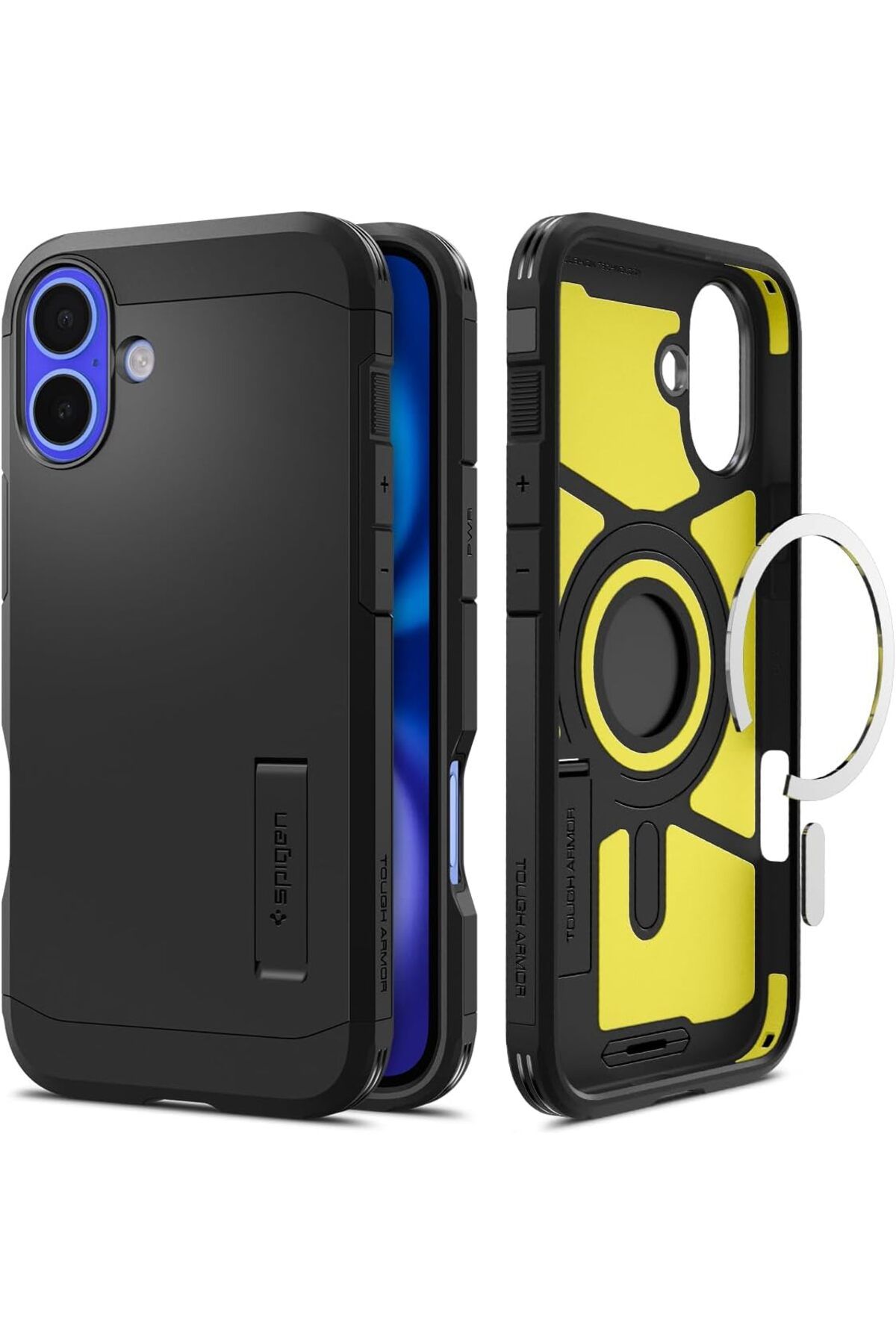 ÇAĞUR iPhone 16 Plus  Uyumlu Kılıf Tough Armor AI MagFit MagSafe özellikli Black - ACS08085 YENİ 11099