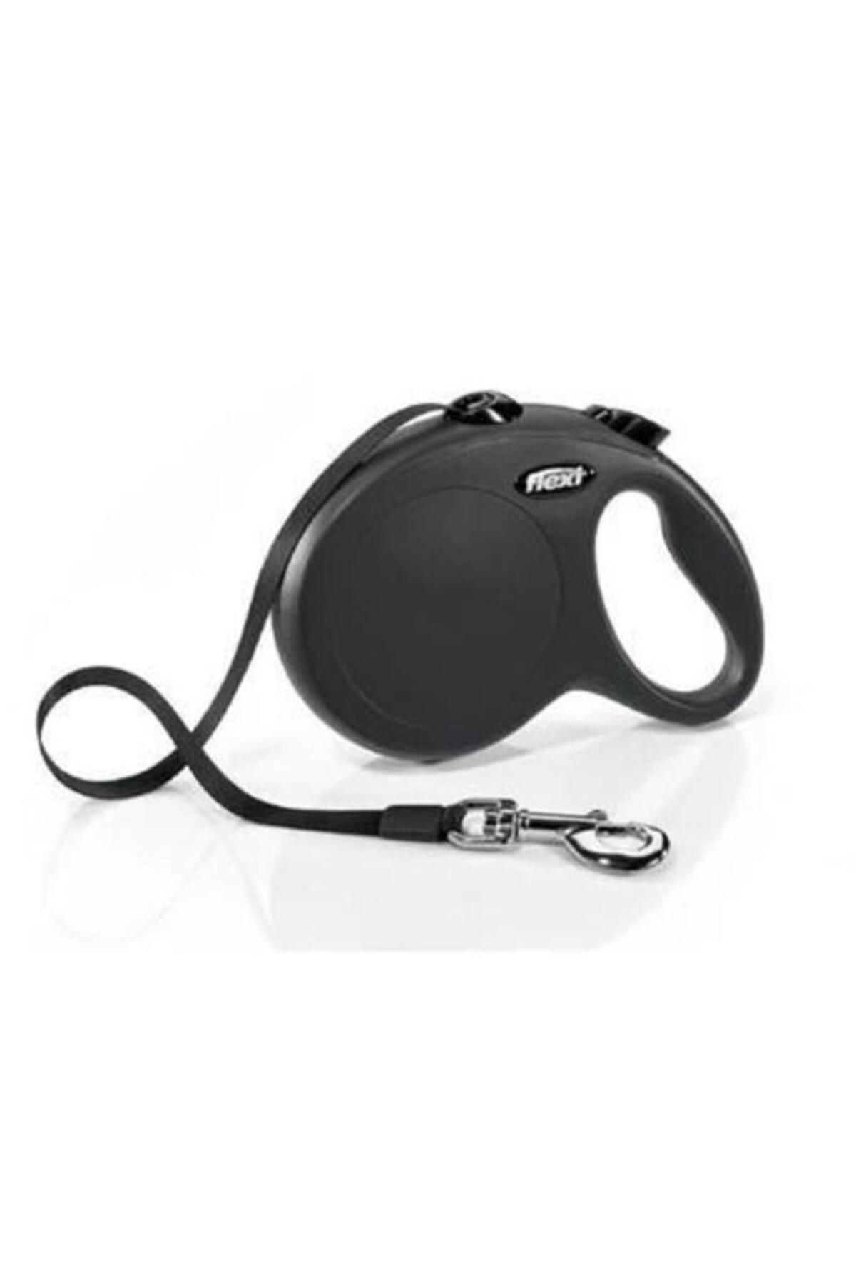 Orqinel Flexi New Classic Şerit Otomatik Köpek Gezdirme Tasması Large Siyah 5 Mt - 235-102009S