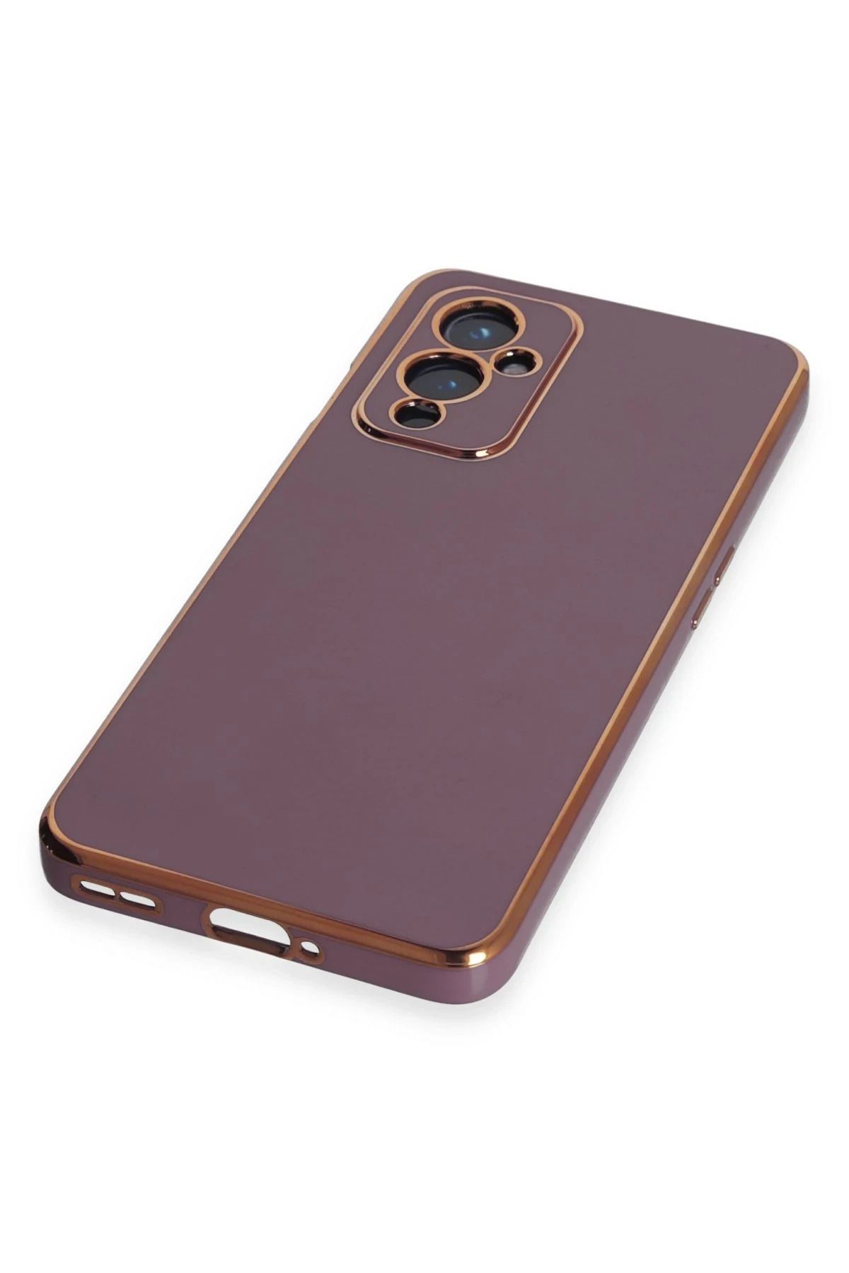 NewFace One Plus 9 Kılıf Volet Silikon - Mor SVLRS