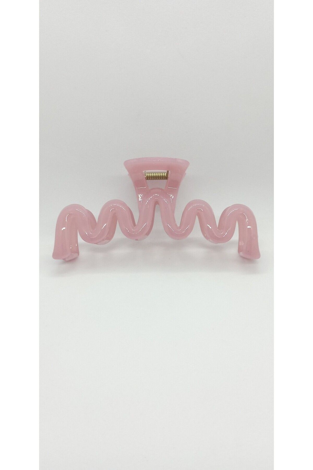 ndjewelry Pembe Renk Dalga Figür Mandal Toka