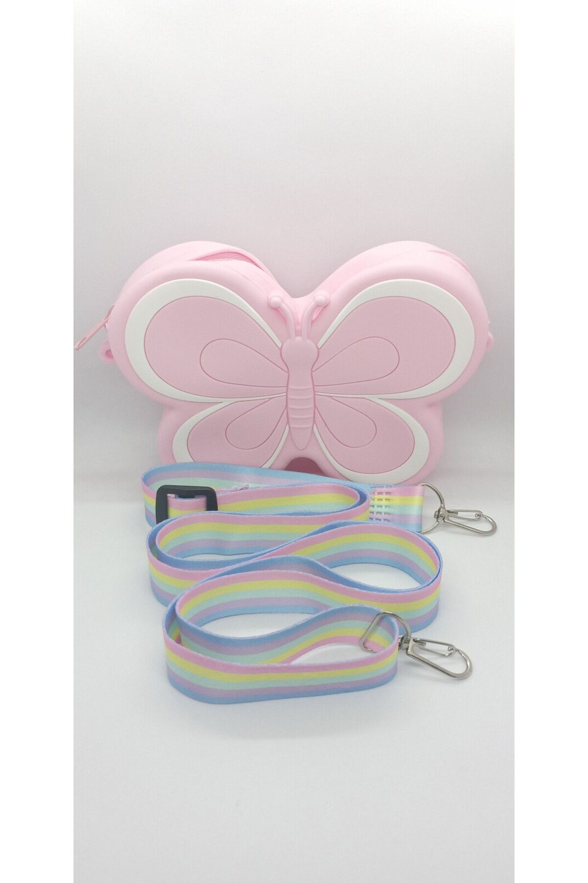 ndjewelry Pembe Renk Kelebek Çocuk Çantası