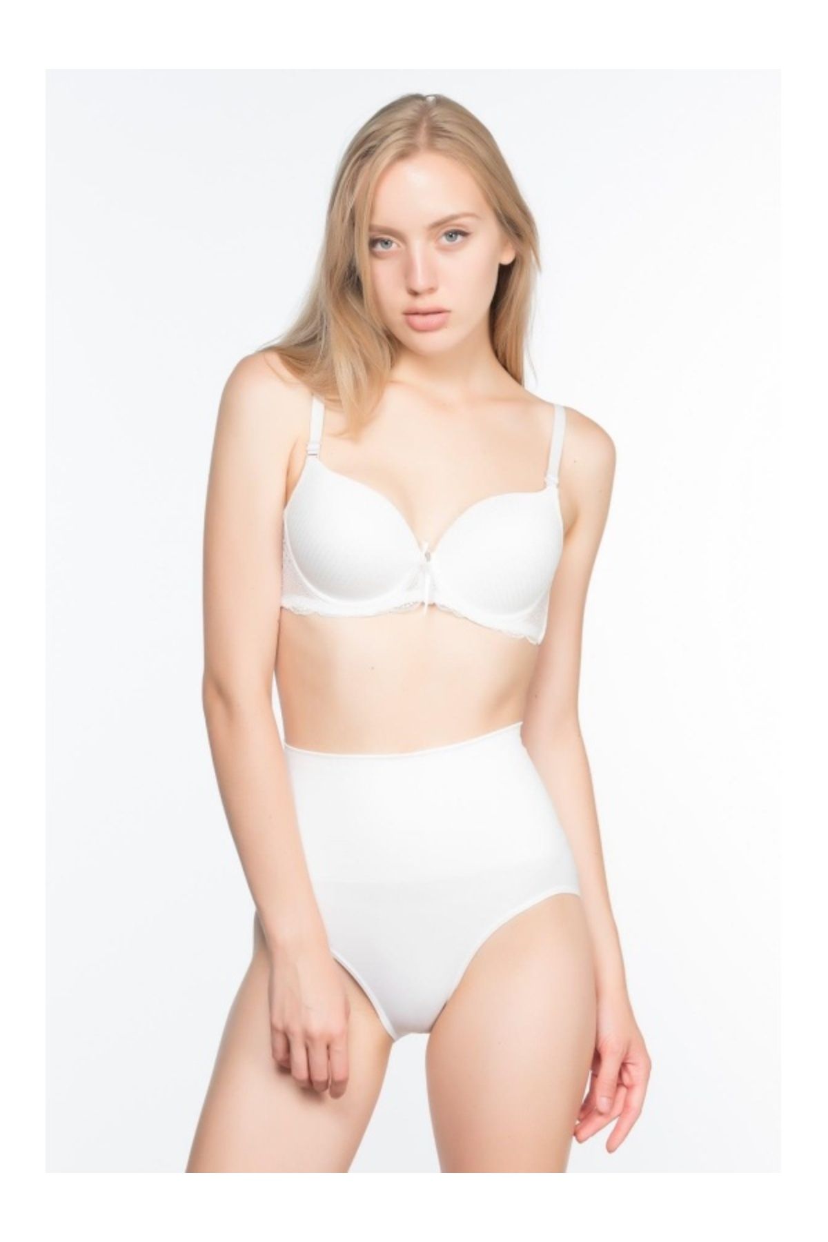 kapsulavm BEYAZ MI Emay 2021 Double Düşük Bel Slip Korse
