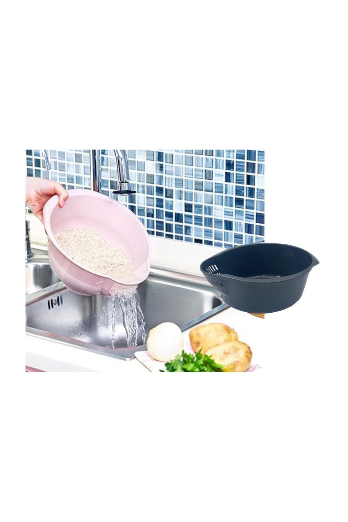 Shop58 Pirinç Süzgeci Küçük Royaleks-TİM196