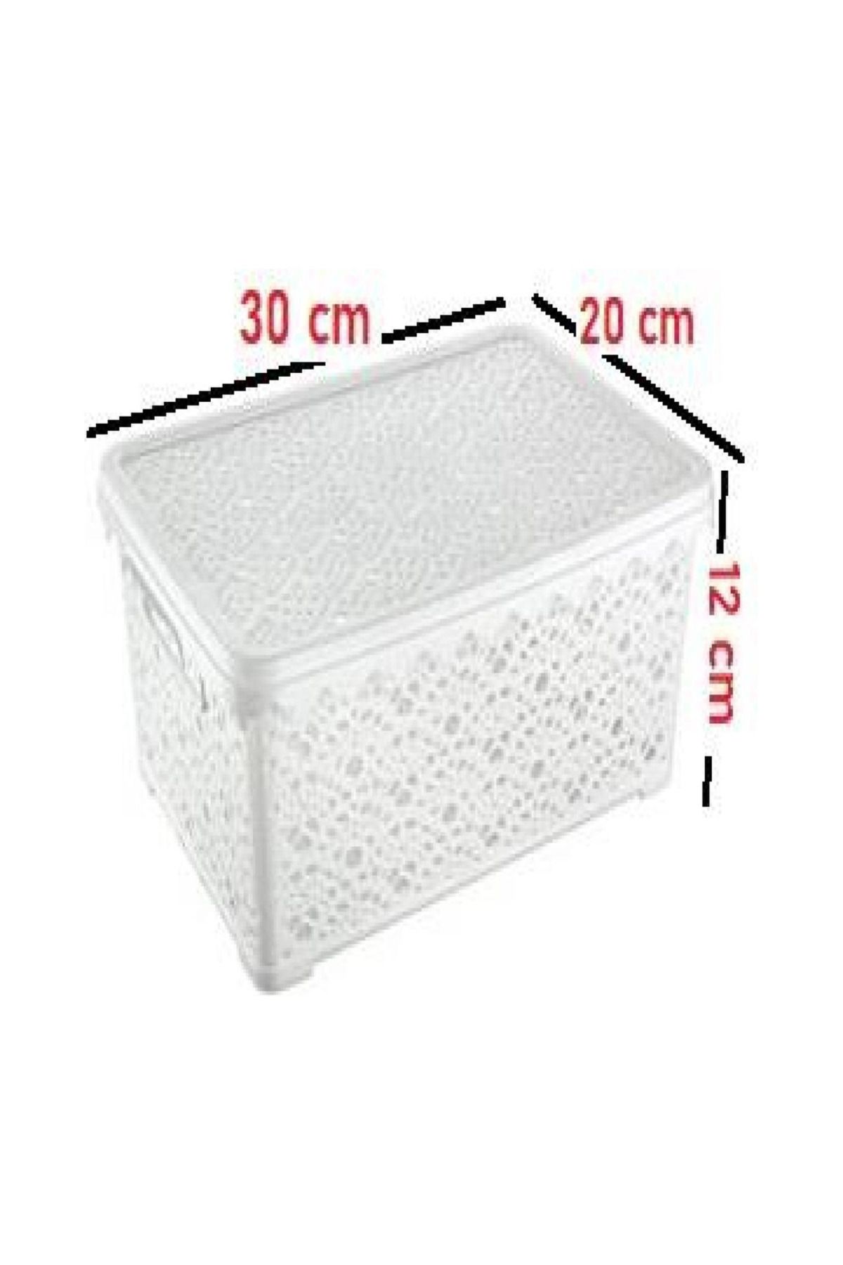 Shop58 Büyük Motifli Kapaklı Kutu -TİM136