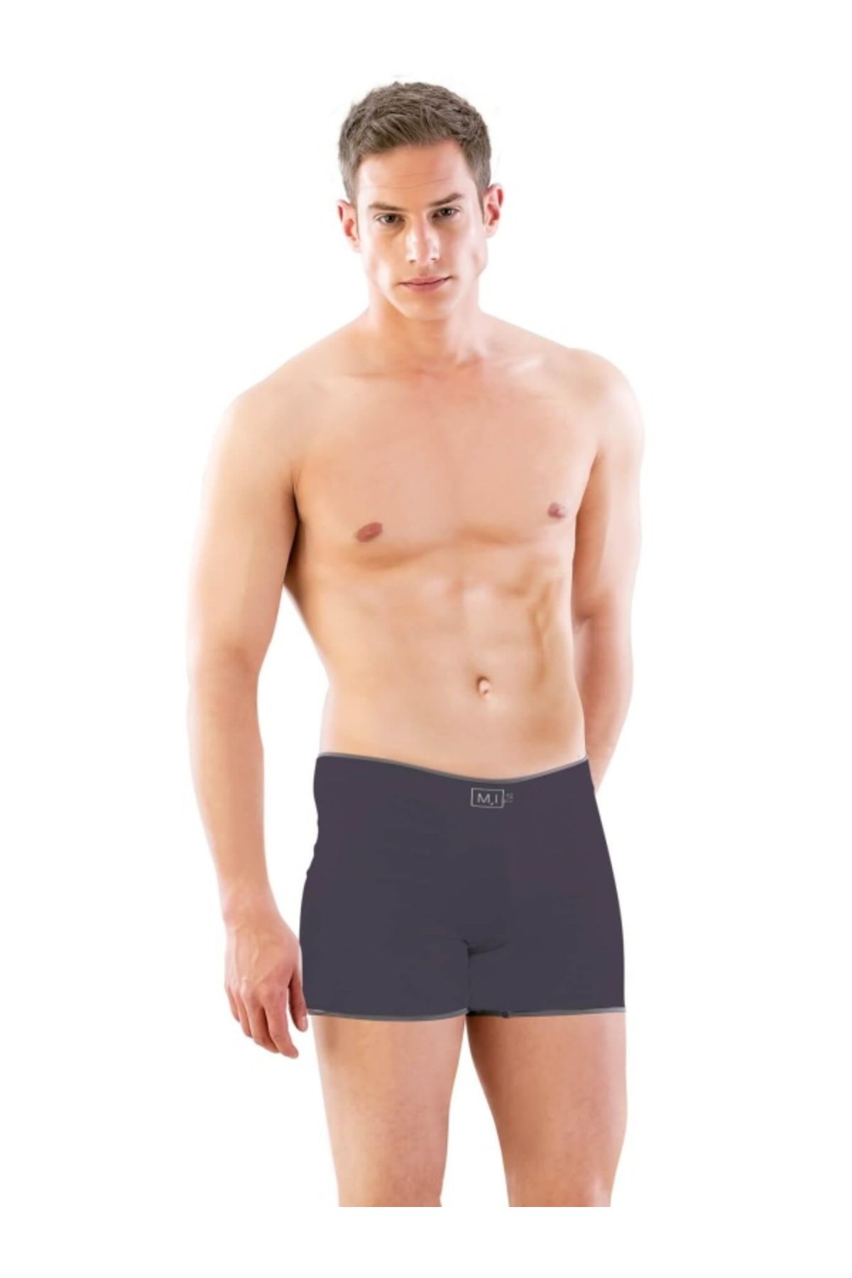 kapsulavm ANTRASİT MI Emay 2108 Seamless uzun Erkek Boxer