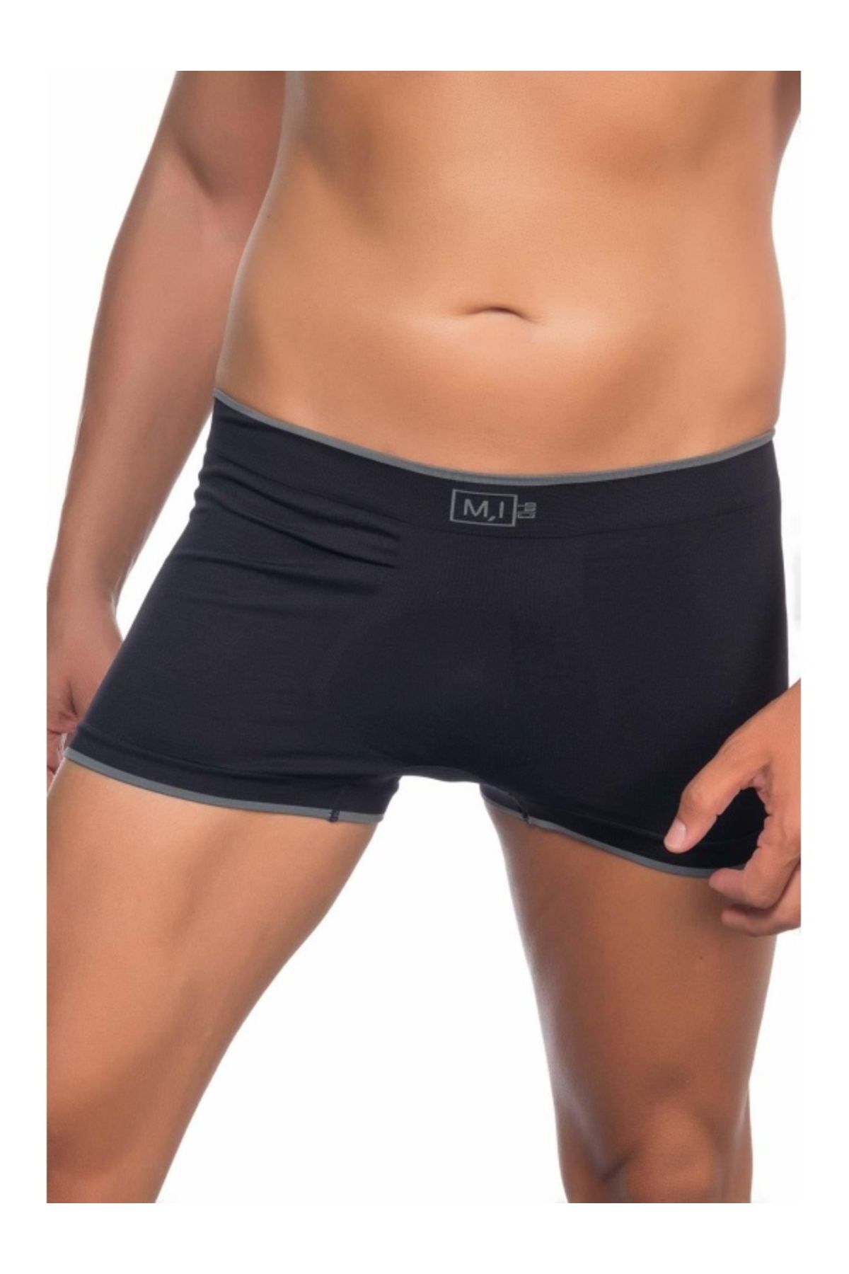 kapsulavm SİYAH MI Emay 2103 Soft Erkek Boxer