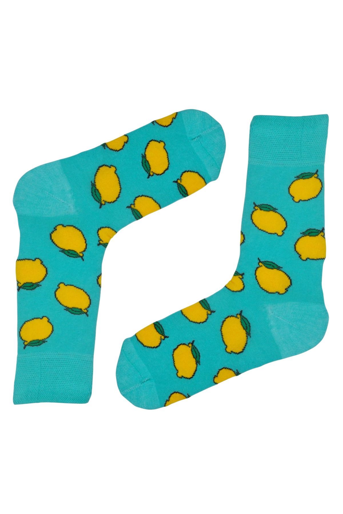 MiaSocks Mint Limon Desenli Çorap