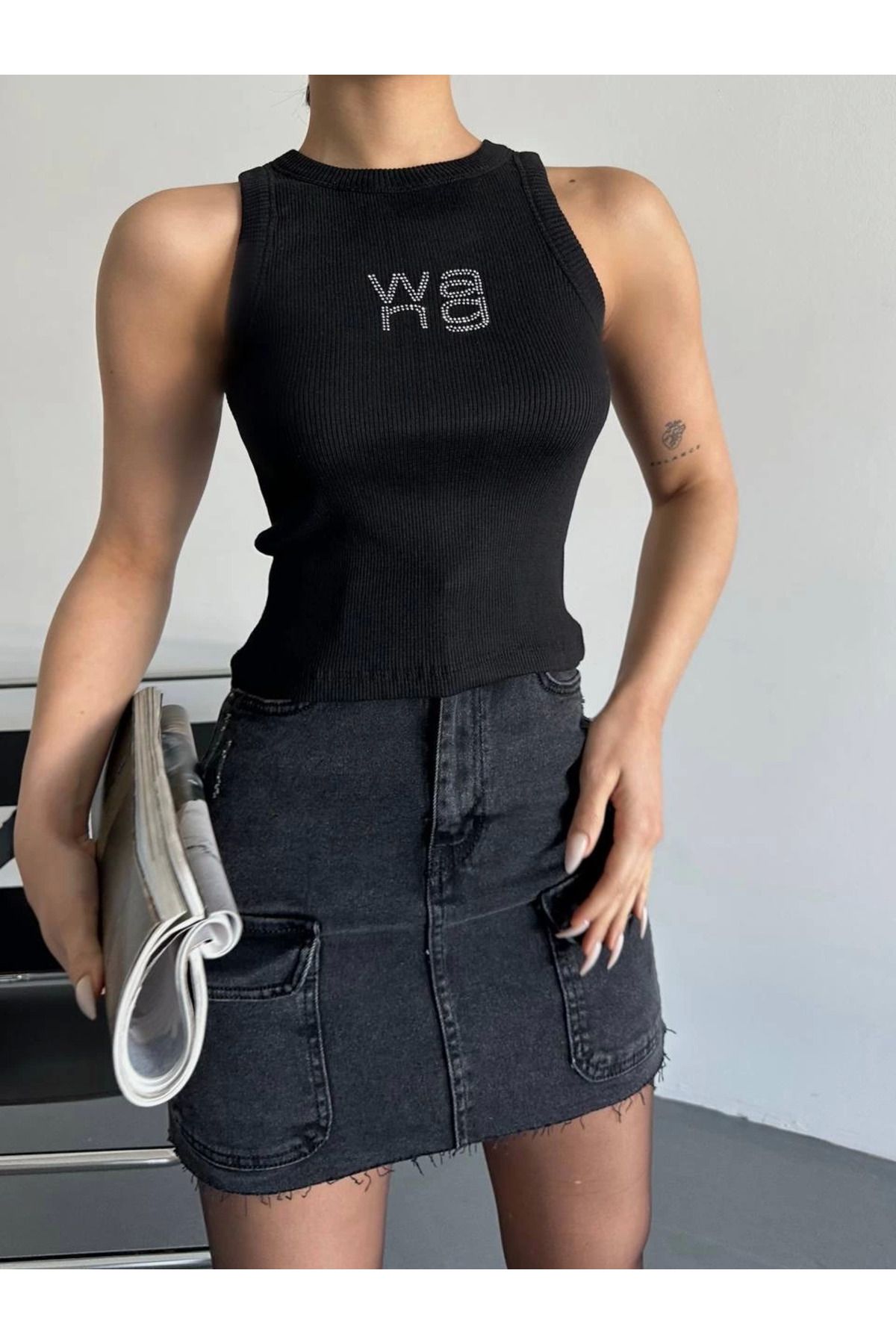 Shop58 Vang taşlı atlet 084