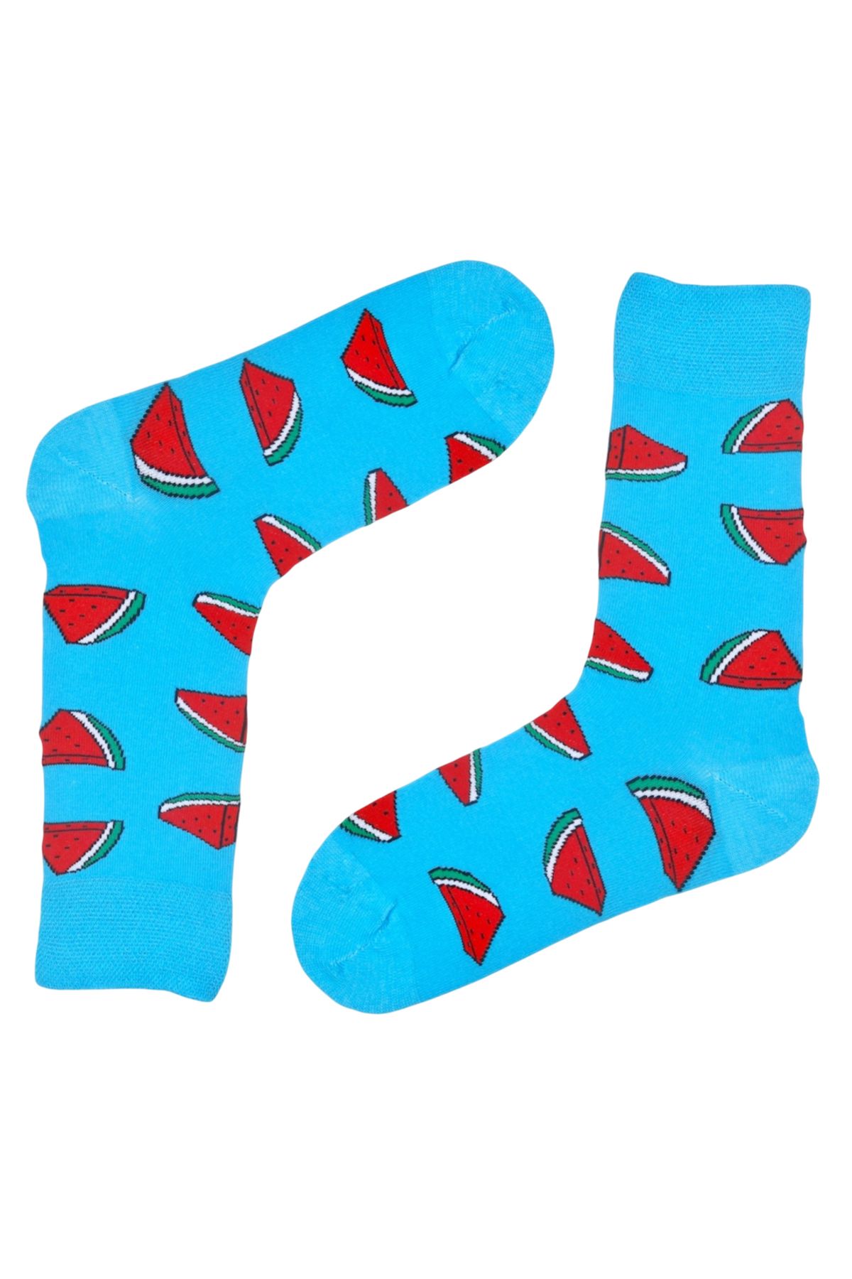MiaSocks Mavi Karpuz Dilim Desenli Çorap