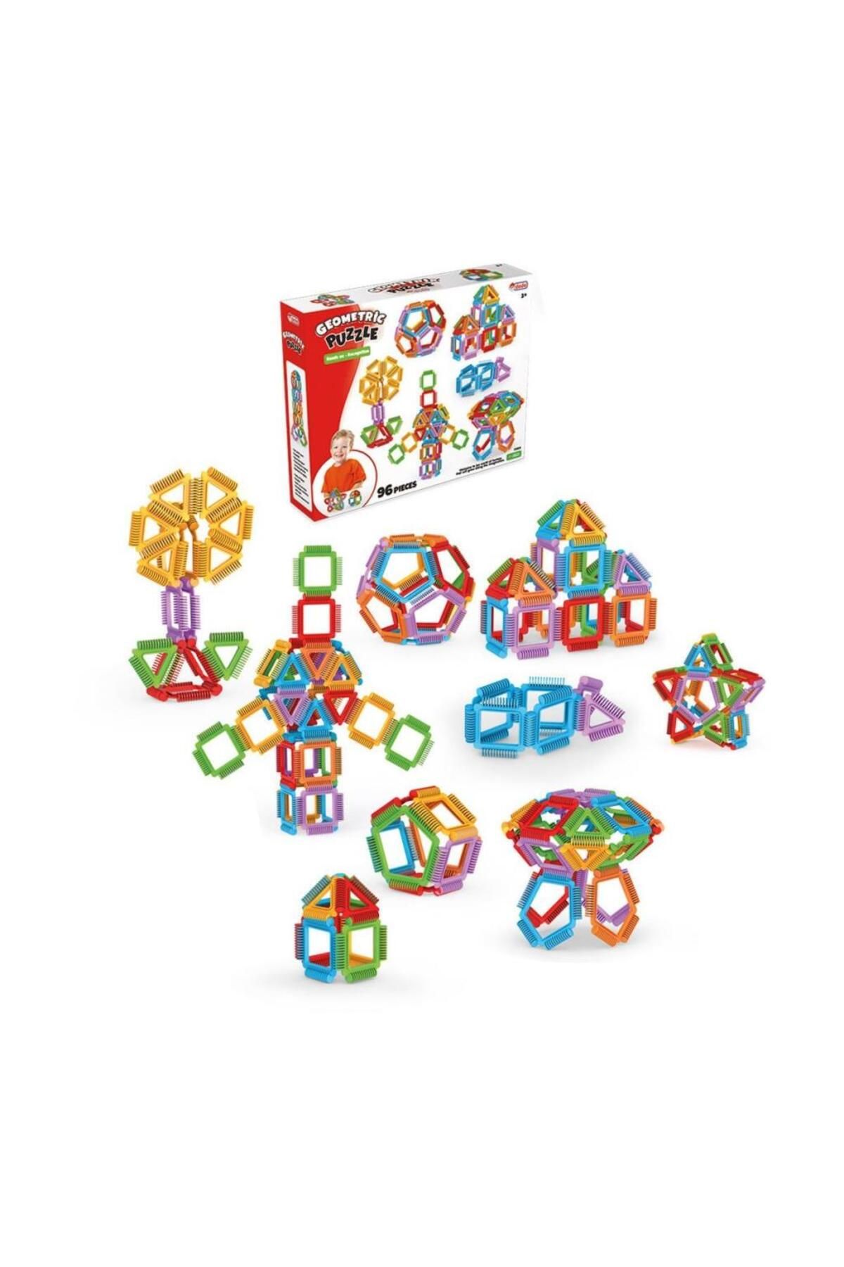 Shop58 NessiWorld03895 Geometrik Puzzle 96 Parça -Dede